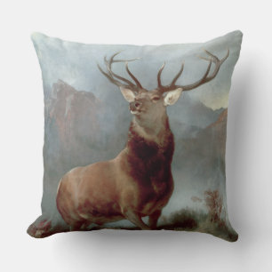 Monarch of the Glen, 1851 Throw Pillow