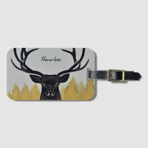 Monarch of the Glen - Scottish stag Luggage Tag