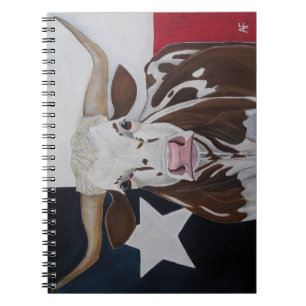Monarch of the Rangeland Painting by Alfred Fox Notebook