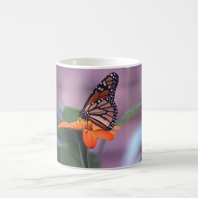 Monarch on Mexican Sunflower Coffee Mug (Center)