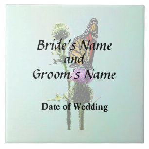 Monarch on Thistle Wedding Products Tile