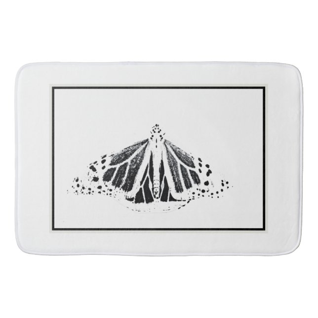 Monarch outline bath mat (Front)
