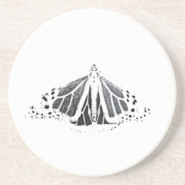 Monarch outline coaster (Front)