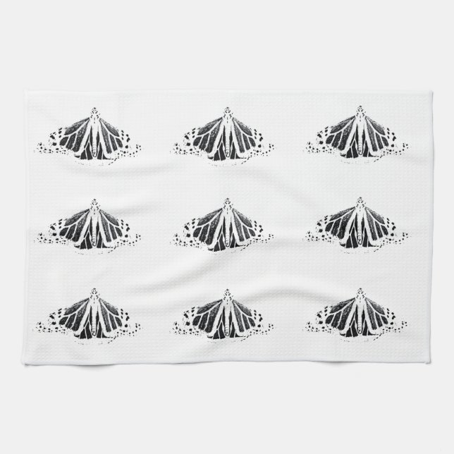 monarch outline kitchen towel (Horizontal)