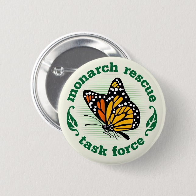 Monarch Rescue Task Force 2 Inch Round Button (Front & Back)