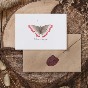 Monarch Vintage Watercolor Butterfly  Postcard