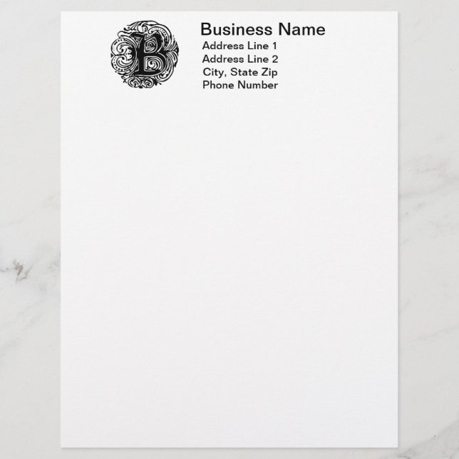 Monarchia "B" Letterhead (Front)