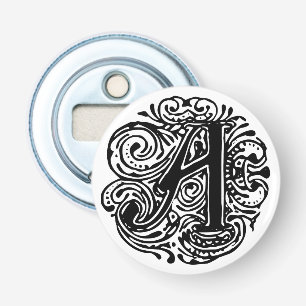 Monarchia Black Letter "A" Bottle Opener