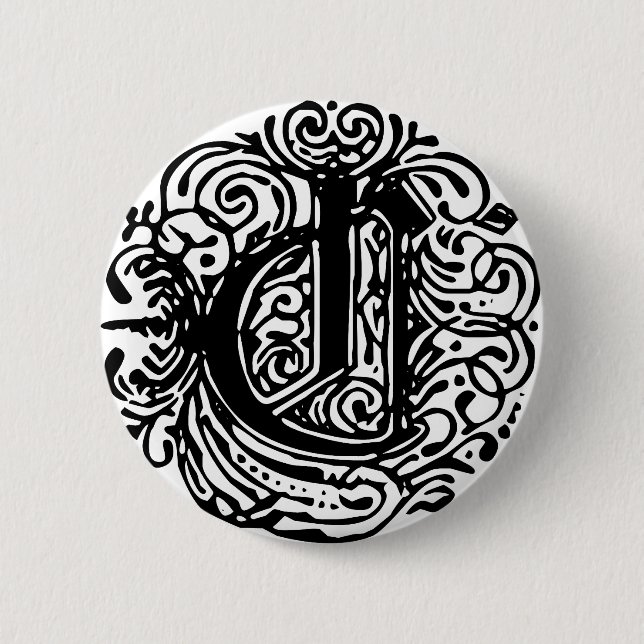 Monarchia "C" 2 Inch Round Button (Front)