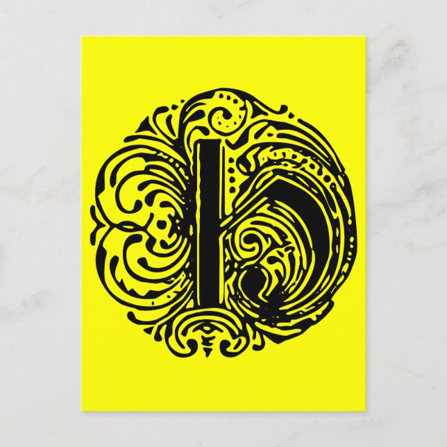 Monarchia Letter "H" Postcard (Front)