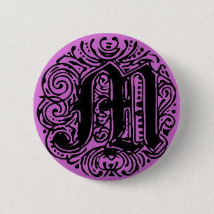 Monarchia "M" 2 Inch Round Button