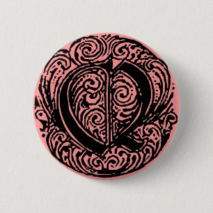Monarchia "Q" 2 Inch Round Button