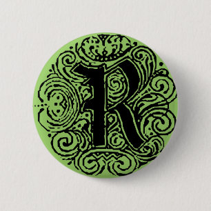 Monarchia "R" 2 Inch Round Button