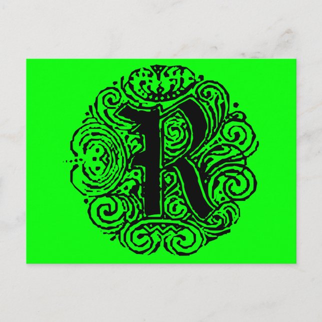 Monarchia "R" Postcard (Front)