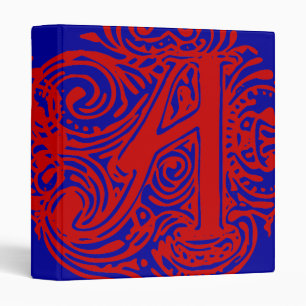 Monarchia Red "A" Binder