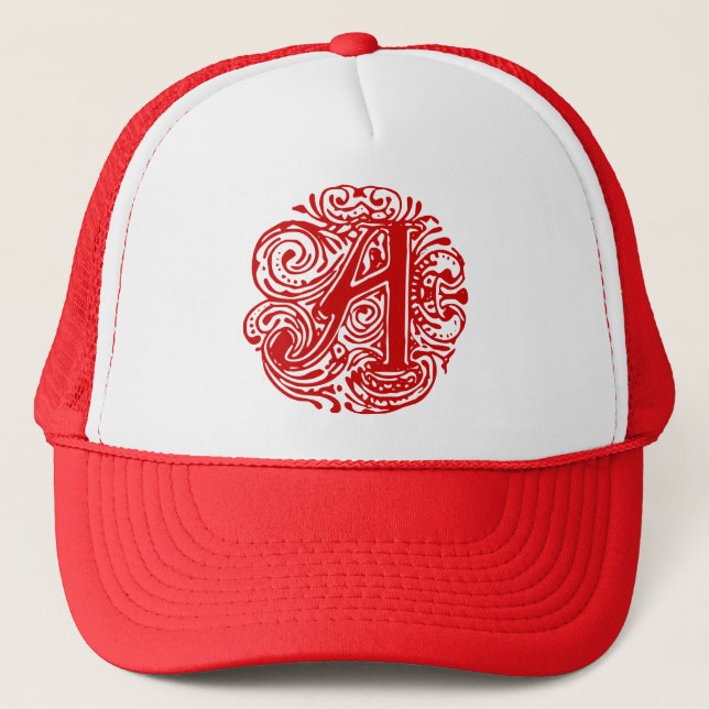 Monarchia Red "A" Trucker Hat (Front)