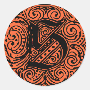 Monarchia "S" Classic Round Sticker
