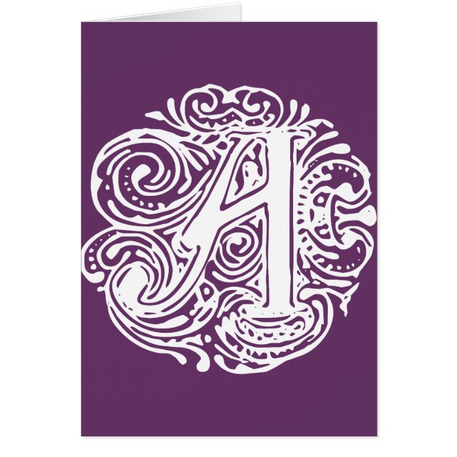 Monarchia White Letter "A" (Devant)