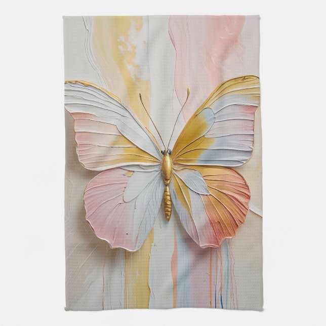 Monarch's First Light Kitchen Towel (Vertical)