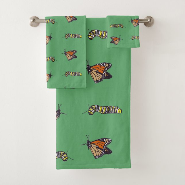 Monarchs towel set (Insitu)