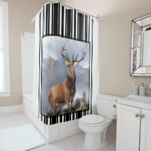 Monarque d'Elk de Glen Wilderness Shower Rideau
