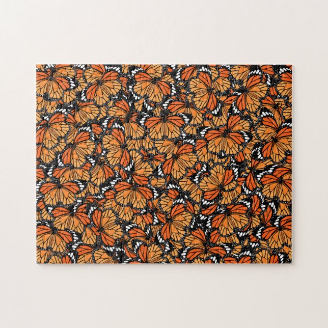Monarque Papillons Puzzle (Horizontal)
