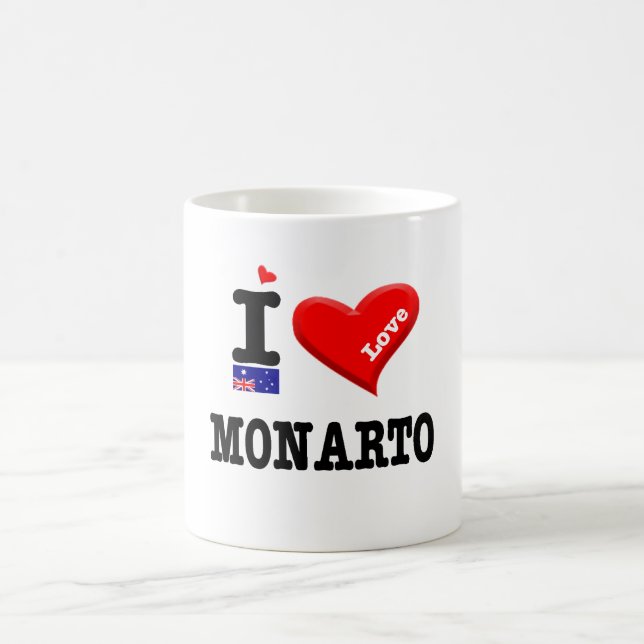 MONARTO - I Love Magnet Coffee Mug (Center)