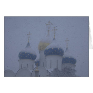 Monastère dans la neige