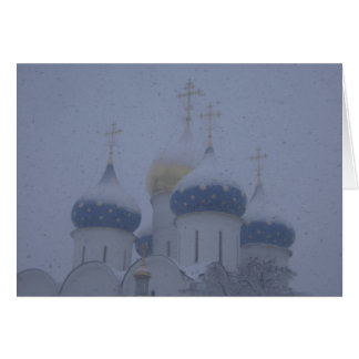 Monastère dans la neige