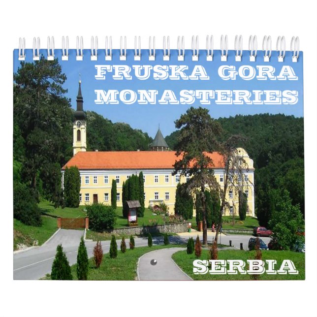 monasteries in Serbia Calendar (Cover)