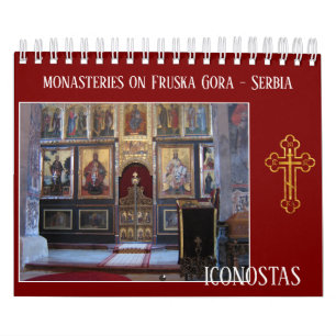 monasteries on Fruska Gora iconostas serbia Calendar