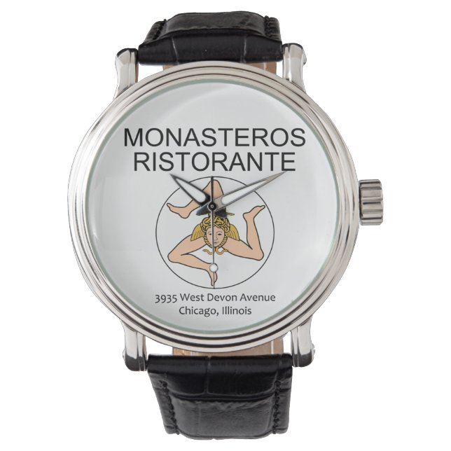 Monasteros Ristorante, Chicago, Illinois Watch (Front)