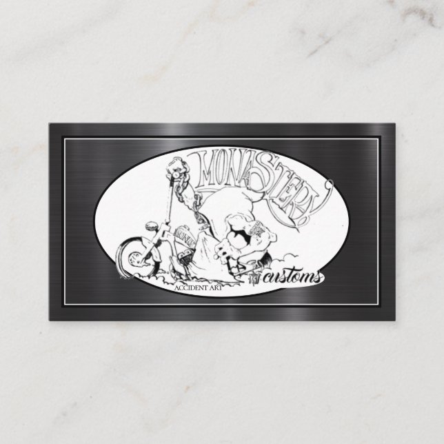 Monastery Customs Business Card (Front)