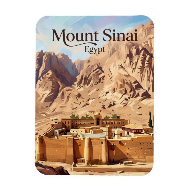 Monastery of Saint Catherine Egypt Magnet (Vertical)