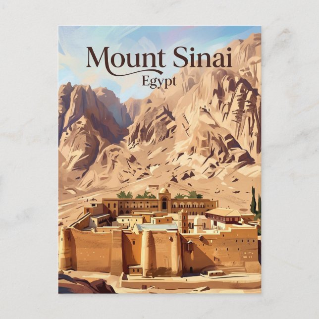 Monastery of Saint Catherine Egypt Postcard (Front)
