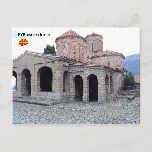 Monastery of St. Naum, FYR Macedonia. Postcard (Front)