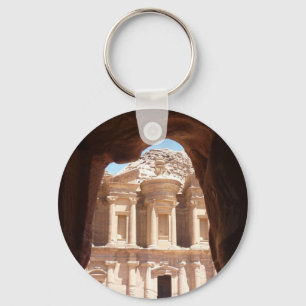 monastery petra ancient keychain