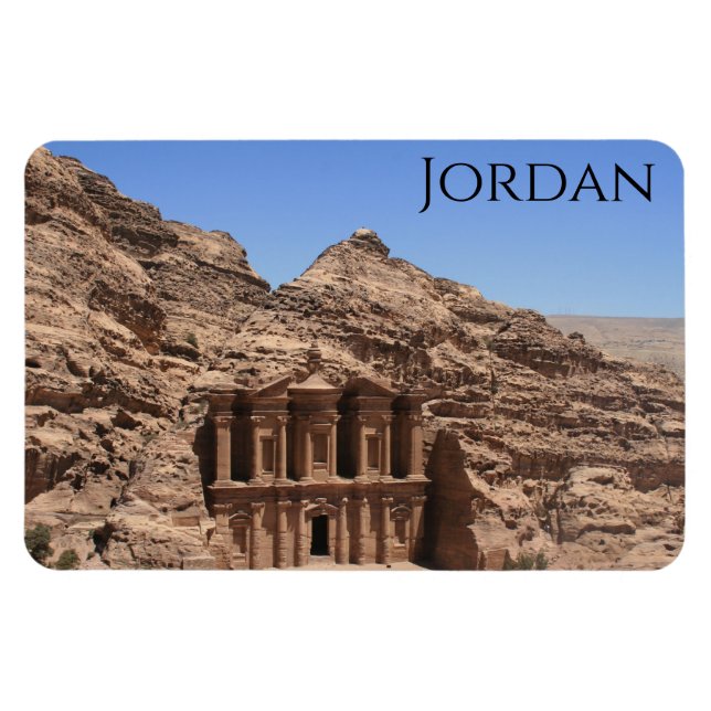monastery petra jordan magnet (Horizontal)