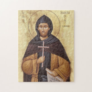 Monastic Martyr Anastasius the Persian Icon Jigsaw Puzzle