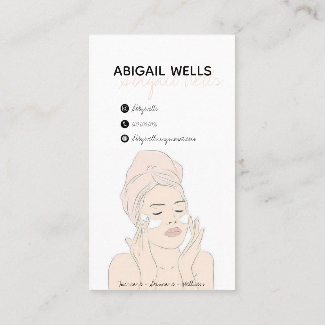 MONAT Spa Feeling Business Card (Back)