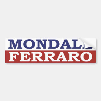 Mondale 1984 Bumper Sticker