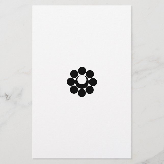 Monday, August Stationery (Front)