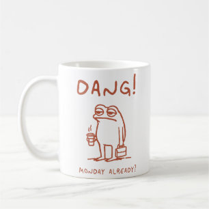 Monday Blues Frog Coffee Mug