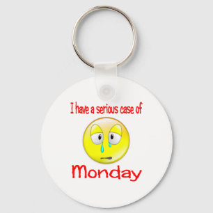 Monday Blues Keychain