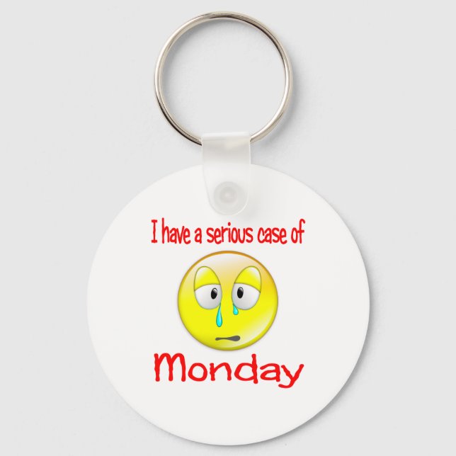 Monday Blues Keychain (Front)