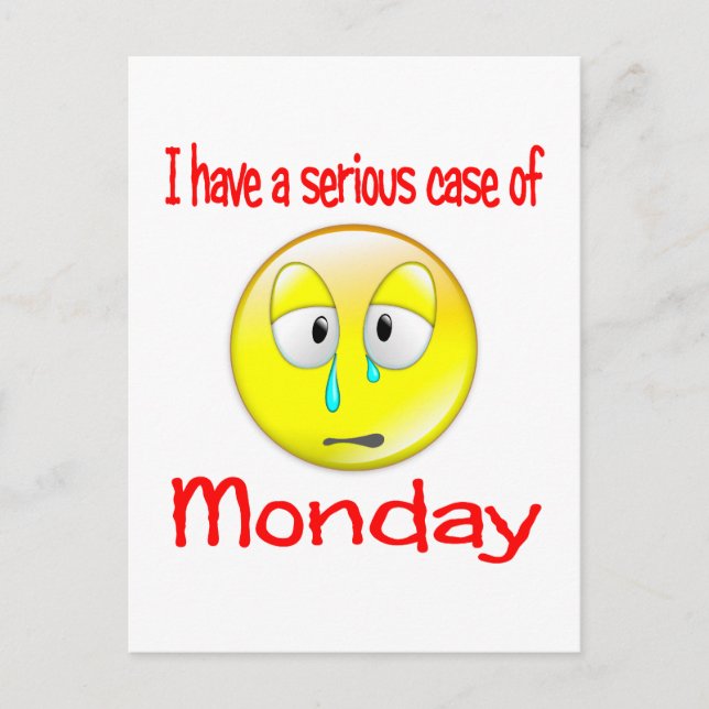 Monday Blues Postcard (Front)