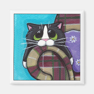 Monday Morning Blues - Cat Magnet