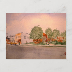 "Monday Morning in Munfordville" Postcard