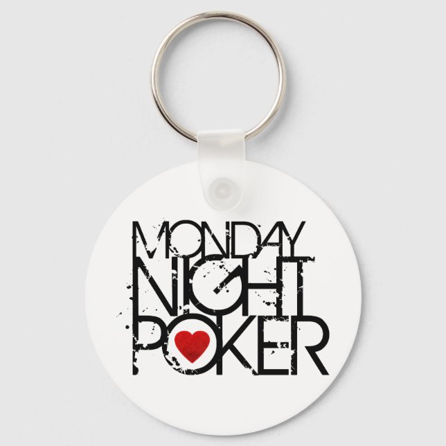 Monday Night Poker Keychain (Front)