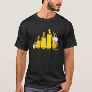 Monday Tuesday Wednesday Thursday Friday Funny Bee T-Shirt